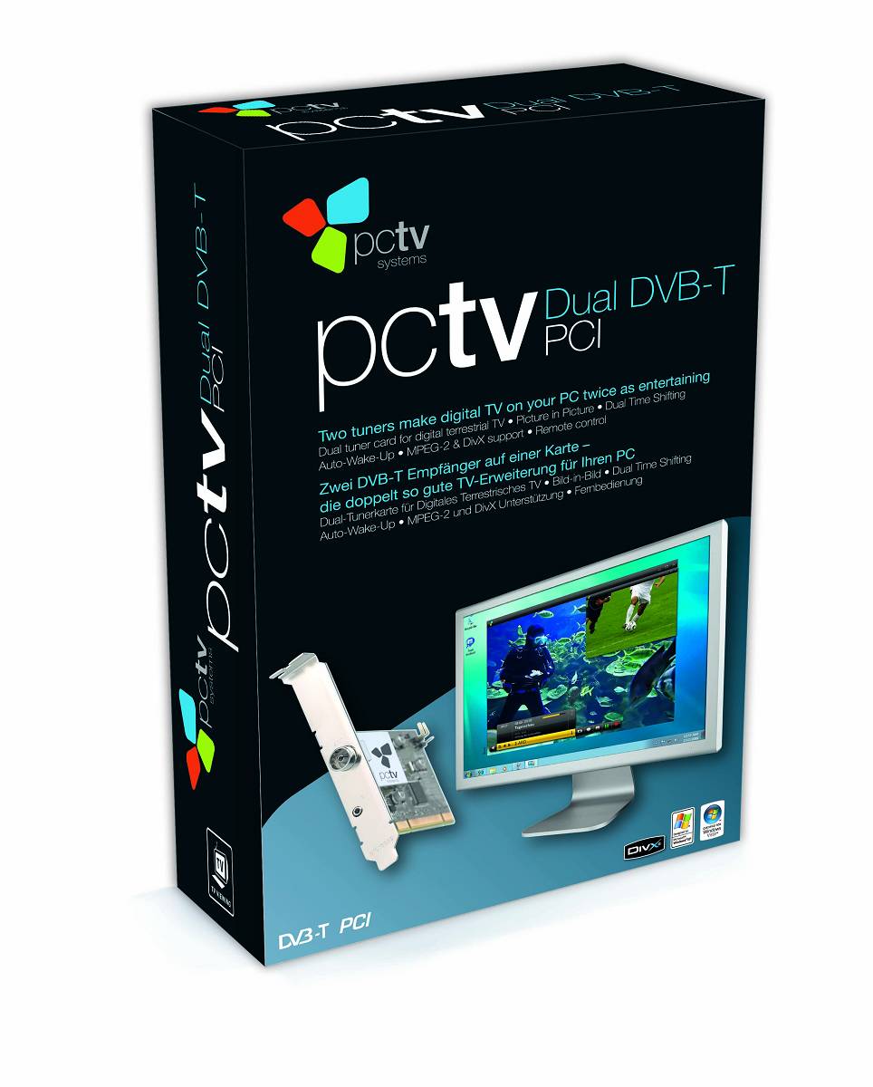 PCTV > Produits > Produits > Tuner TV numèrique > PCTV Dual DVB-T PCI